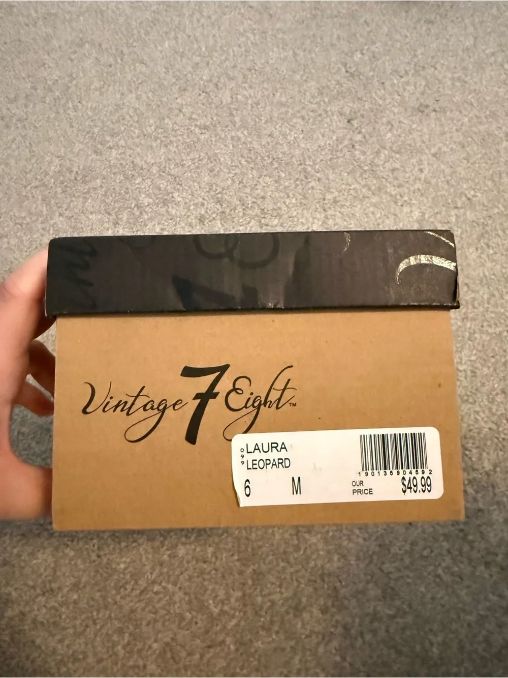 Vintage 7 Eight stylish leopard